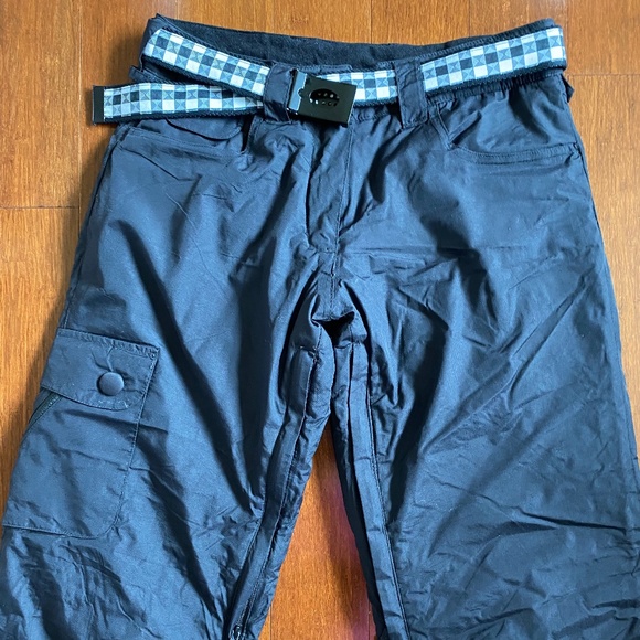 BLACK SKI PANTS - Picture 2 of 3